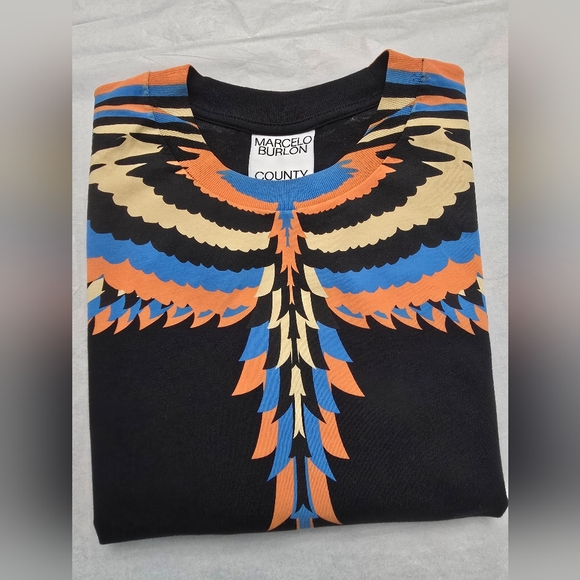 Marcelo Burlon County of MilanOptical Wings print cotton size M - Picture 6 of 13